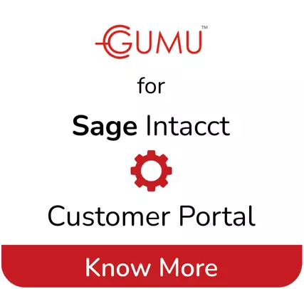 Gumu for Sage Intacct - BPortaly Customer Portal