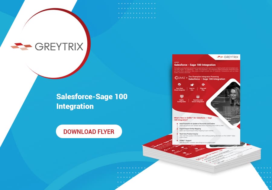 Salesforce-Sage 100 web brochure page